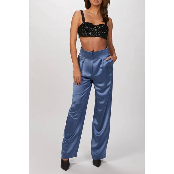 NEW IN THE MOOD FOR LOVE una bustier top in black - Picture 1 of 6